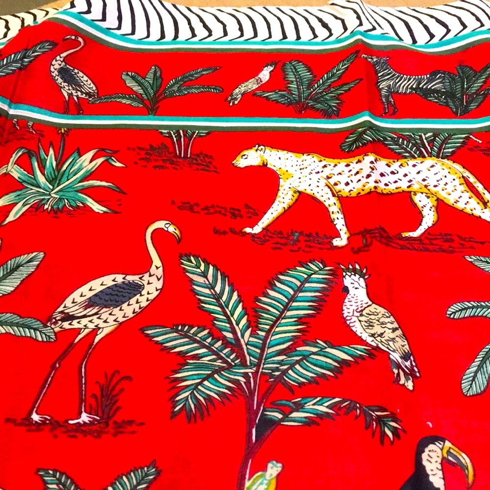 Tropical Pareo/Wrap/ Sarong Cover Up
